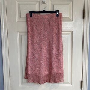 Jaclyn Smith Pink Midi Pencil Skirt for Cocktail